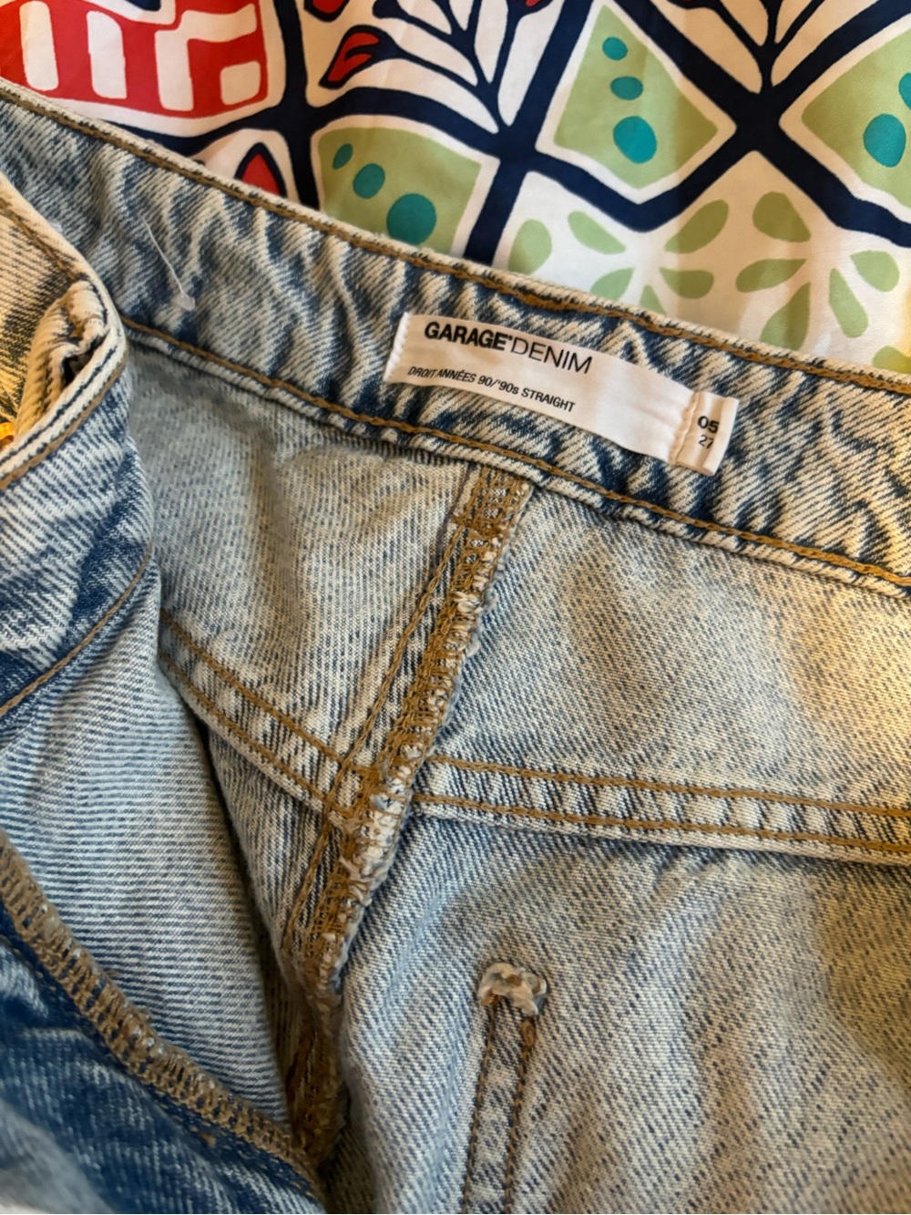 Garage Light Blue Flare/Wide Leg Jeans